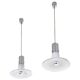 Pair of Murano Glass Pendants attr. to Alessandro Pianon for Vistosi