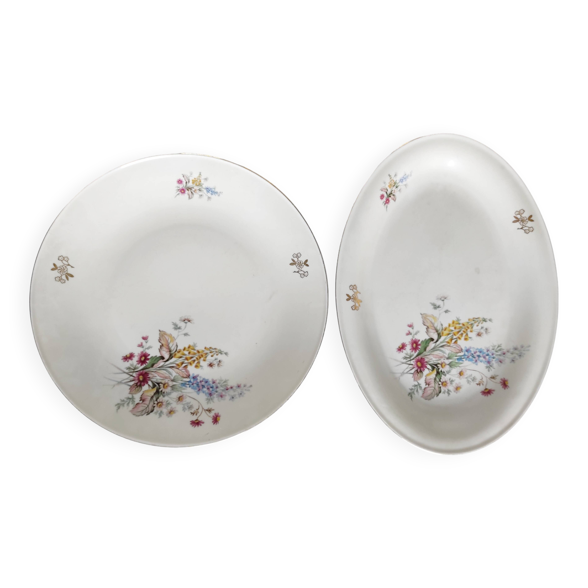 Two German Bavaria porcelain dishes