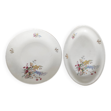 Two German Bavaria porcelain dishes