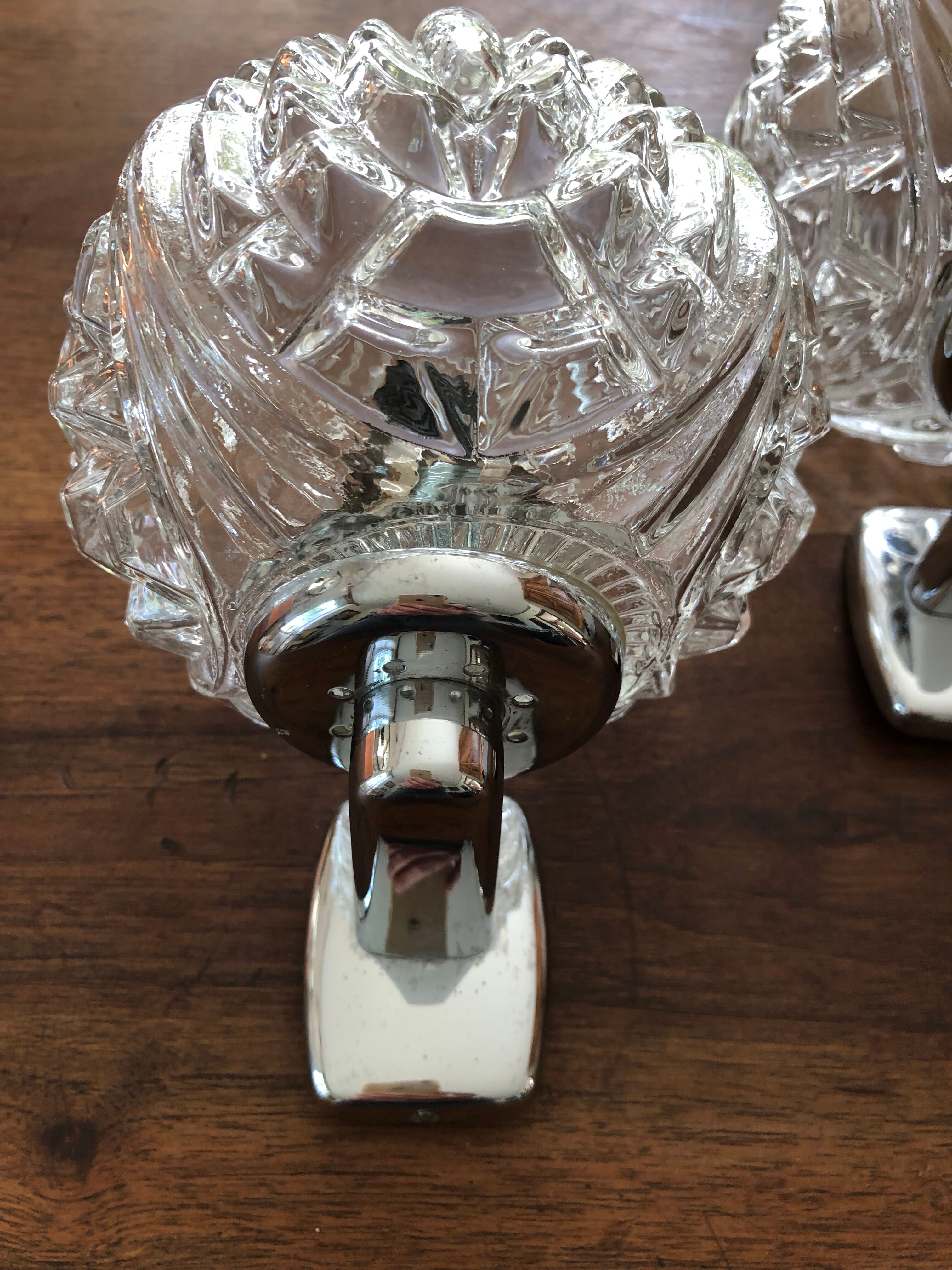 Pair of vintage wall lamps