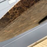 Original oval dining table Knoll Tulip (244cm) Emperador