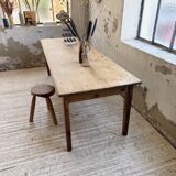 Table de ferme en pin, 1950