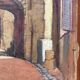 Pair of paintings Alleys of Roquebrune Var