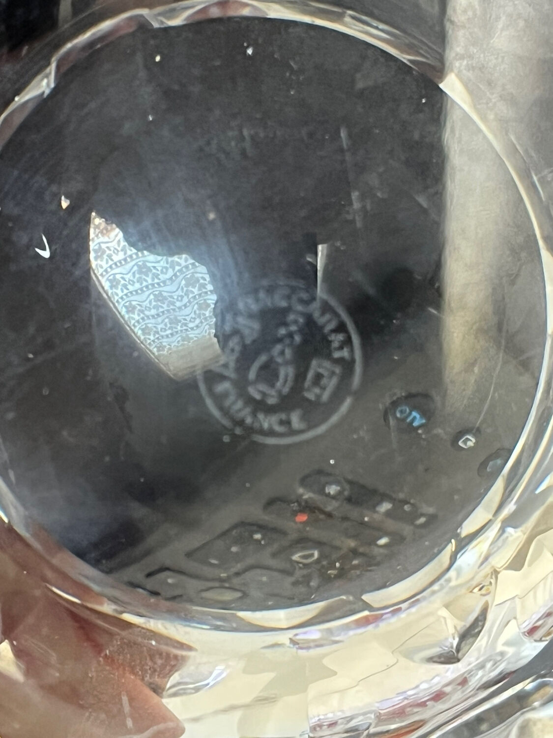 Baccarat crystal ashtray