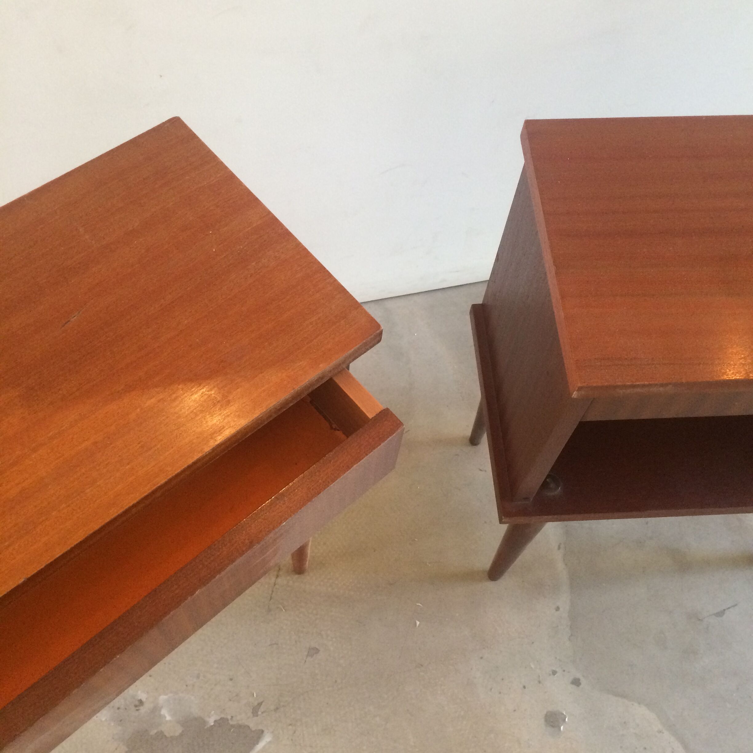 Paire de chevet vintage