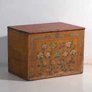 Coffre chinois avec peinture originale – Chine, vers 1900