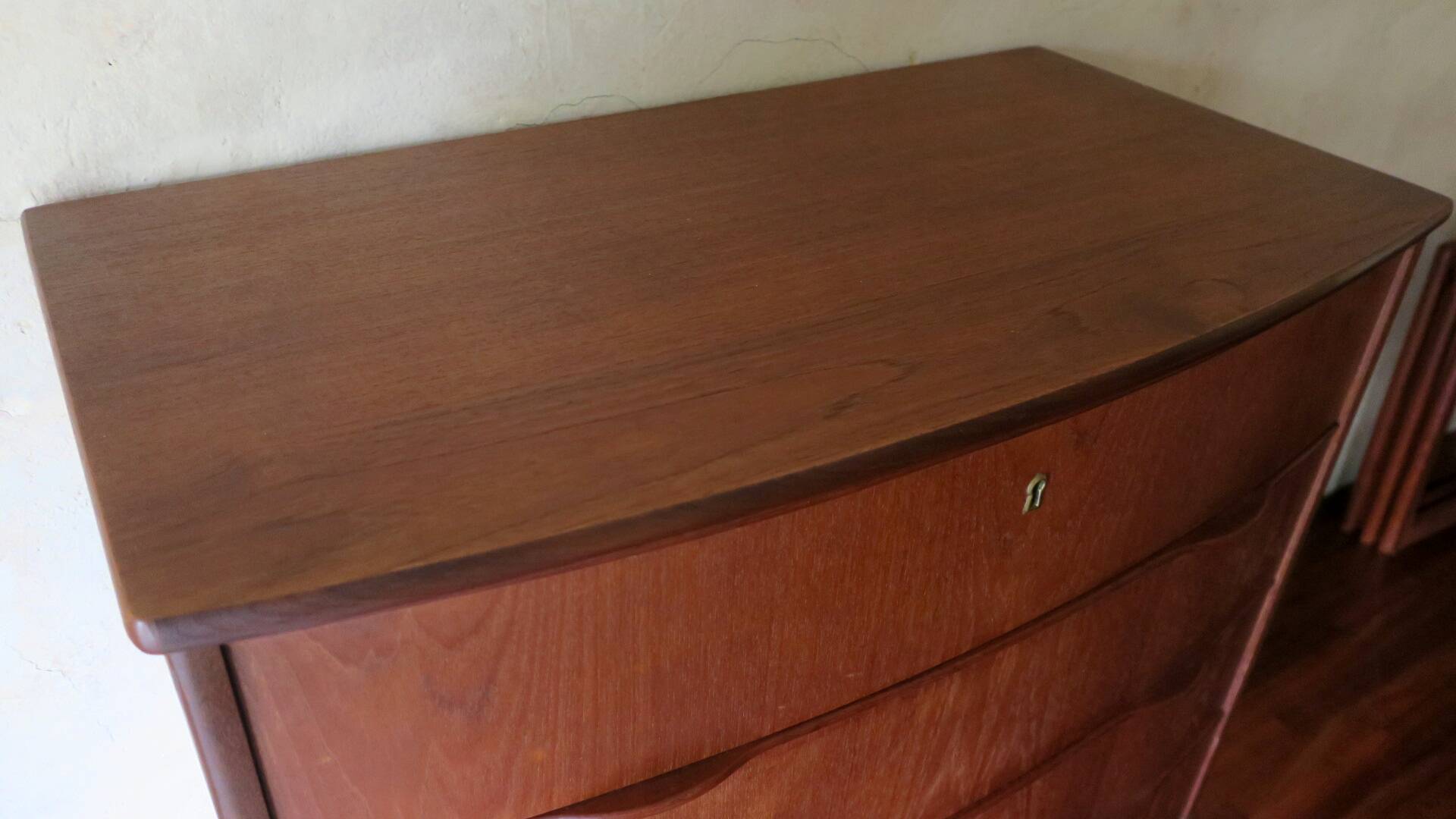 Danish teak chest of drawers signed by Holger Georg Jensen, 1960s