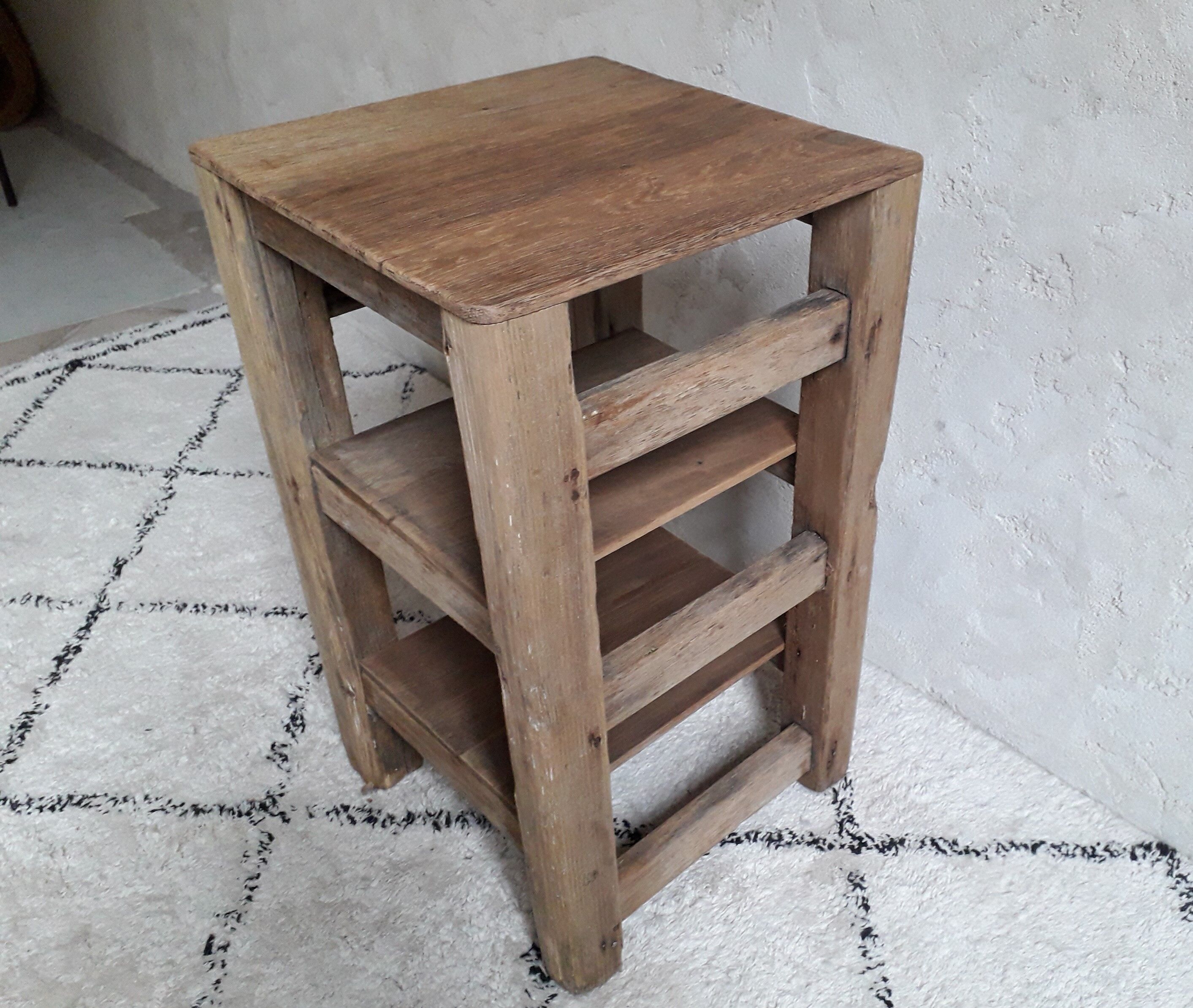 Brutalist bedside table