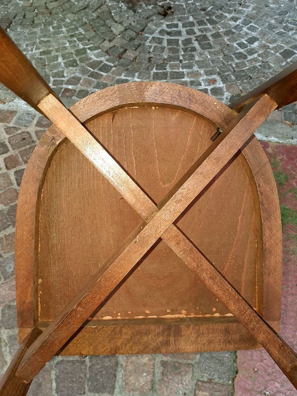 Brown beech bistro bar restaurant chair