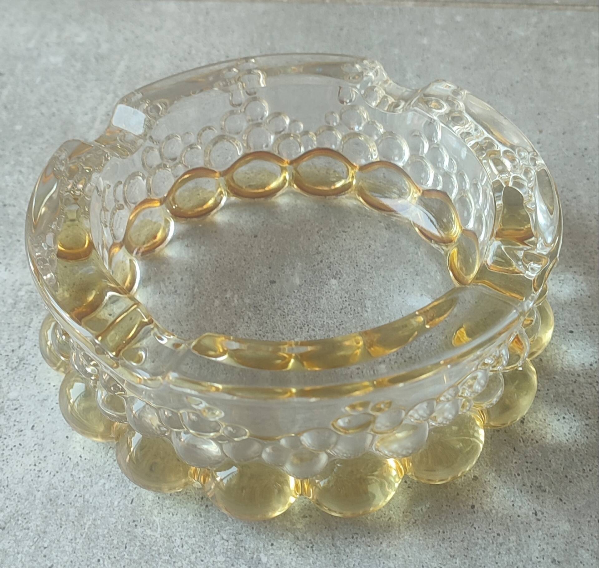 Vintage ashtray Walther Glas, Bolero series. 1960s/70s.