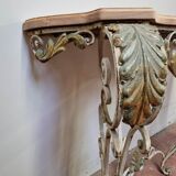 Wrought iron console