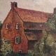 French vintage oil painting, signed Deputy
