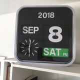 Industrial wall clock "Flap" - Habitat