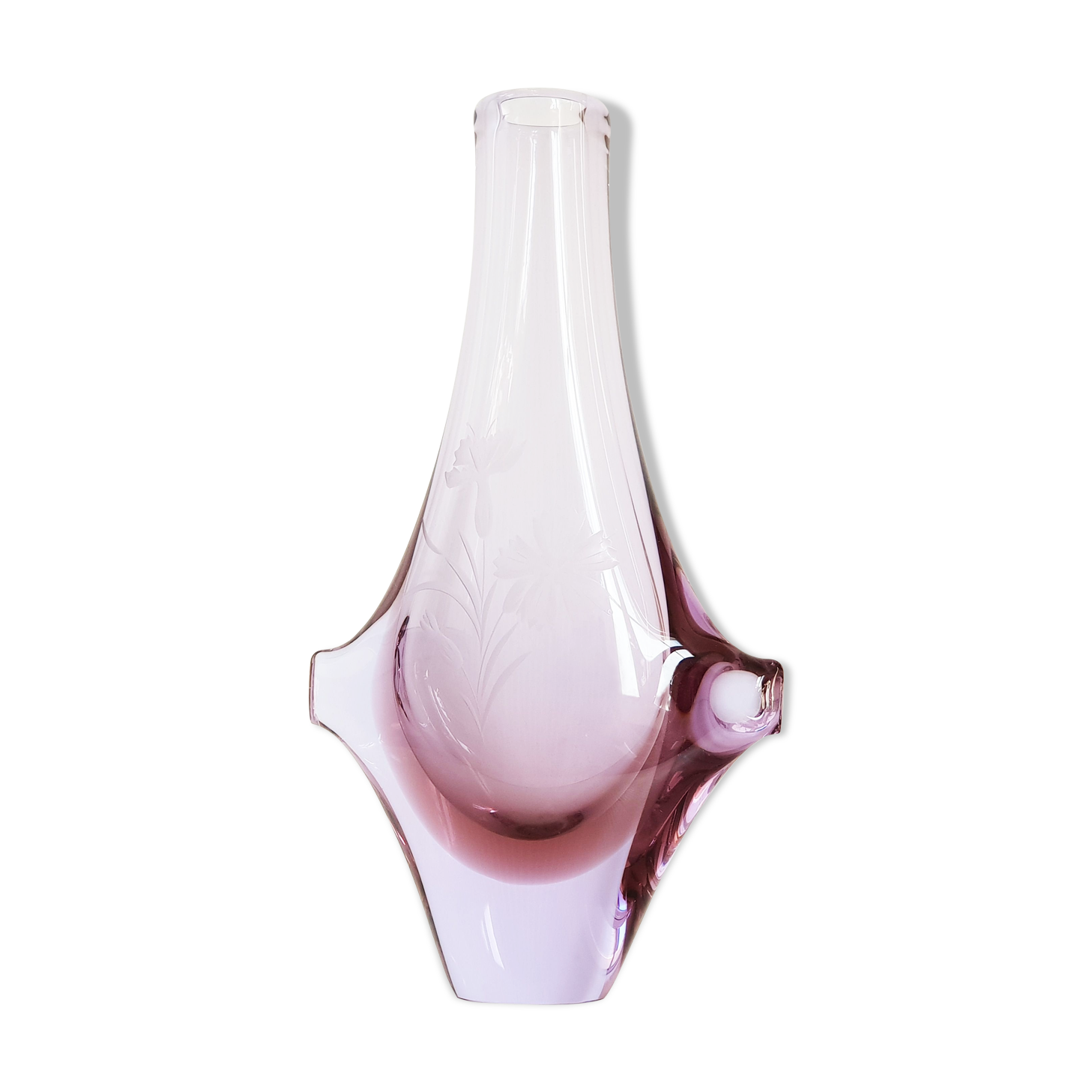 Vintage Bohême crystal vase