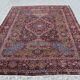 Large Antique Iranian Oriental Rug: Yazd: 4.45 X 3.30 Meters