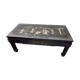 Table chinoise laquée ivoire et nacre pied pliant