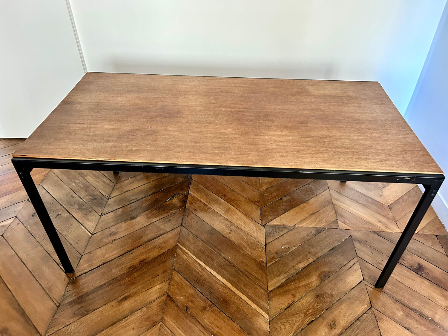 Wooden dining table