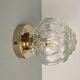 Vintage glass globe wall or ceiling light