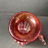 Lined crystal decanter cut and engraved