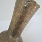 Solid bronze vase brutalist 70s