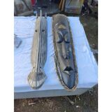 2 wooden masks Africa