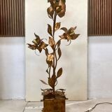 Gilded metal Florentine table or floor lamp by Hans Kögl, 1960s