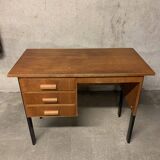Vintage Look Wooden Desk Retro Design 1950 1960
