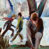 "The Skaters" – Pierre Faure (born in 1932)