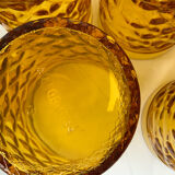 Vintage amber glasses