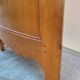 Corner glazed corner cabinet in old cherry wood 1900s