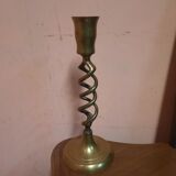 Golden candle holder