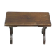 Wooden bench, foot rest from the 70s