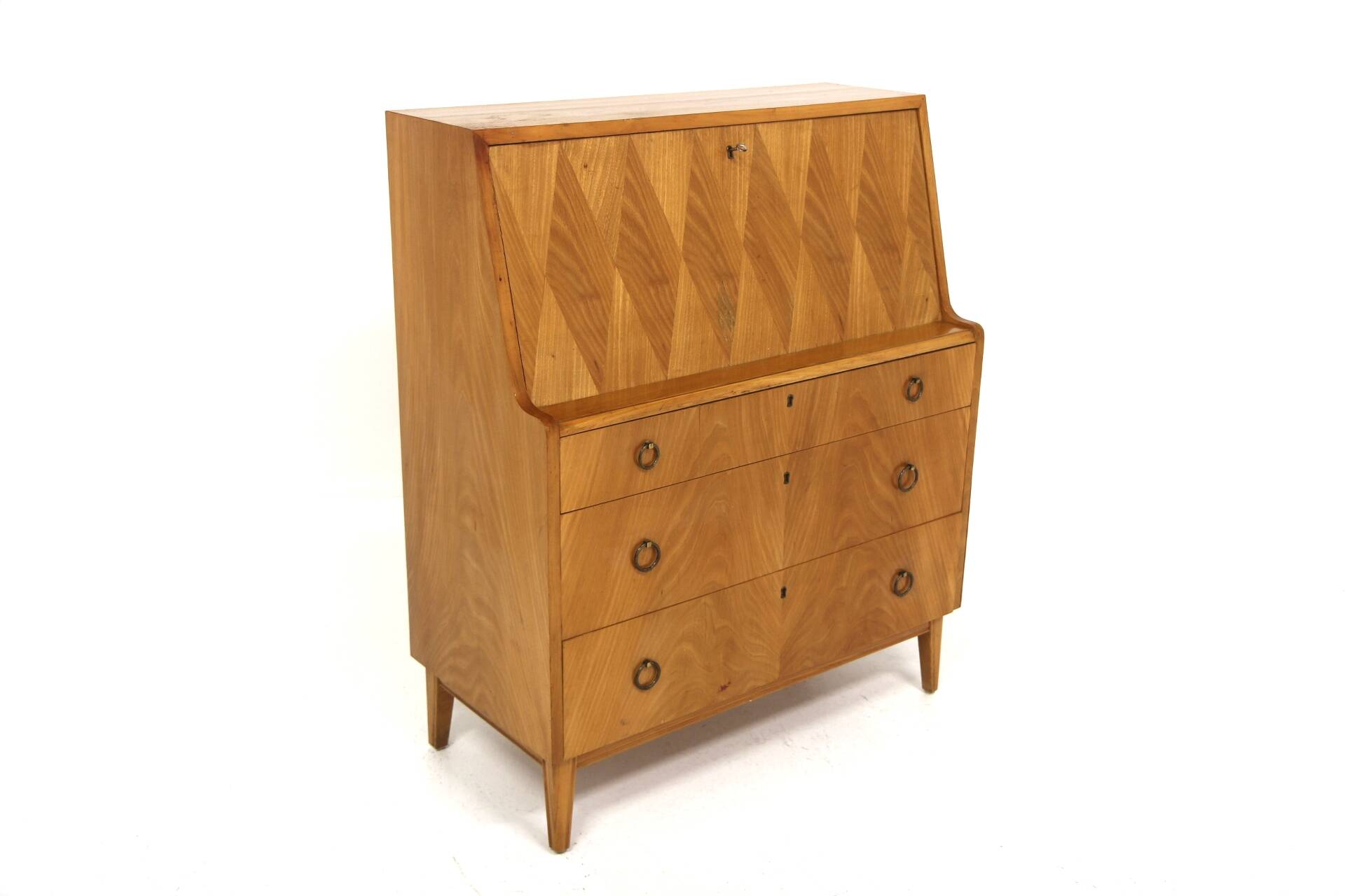 Scandinavian elm secretary, Swedish modern, Sweden, 1940