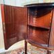 Louis XVI half-moon commode in mahogany and marble
