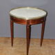 Table bouillotte de style Louis XVI en acajou vers 1920
