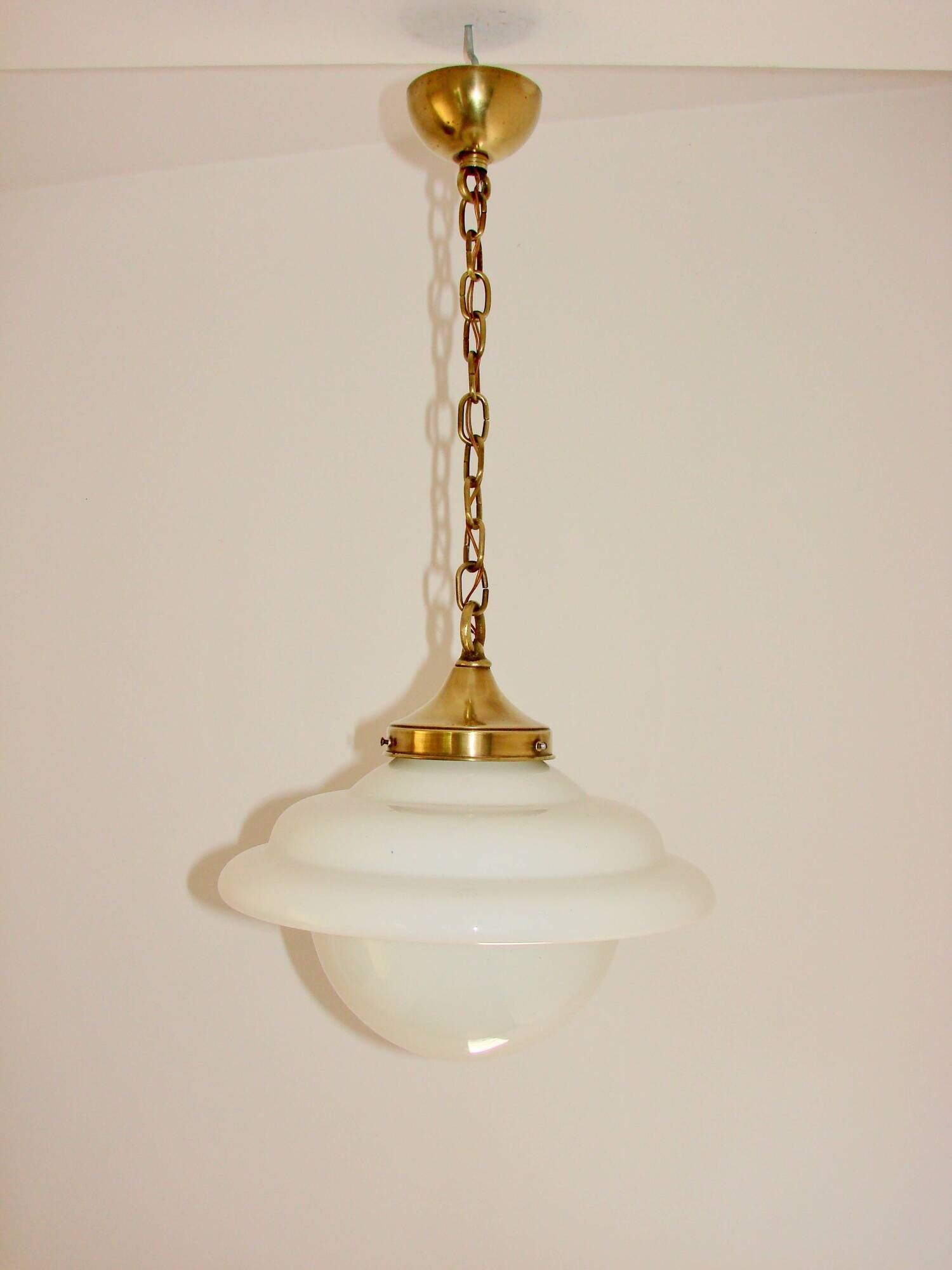 Modern Mid-Century pendant light, 1940s