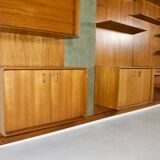 Système mural modulable teck scandinave années 60'