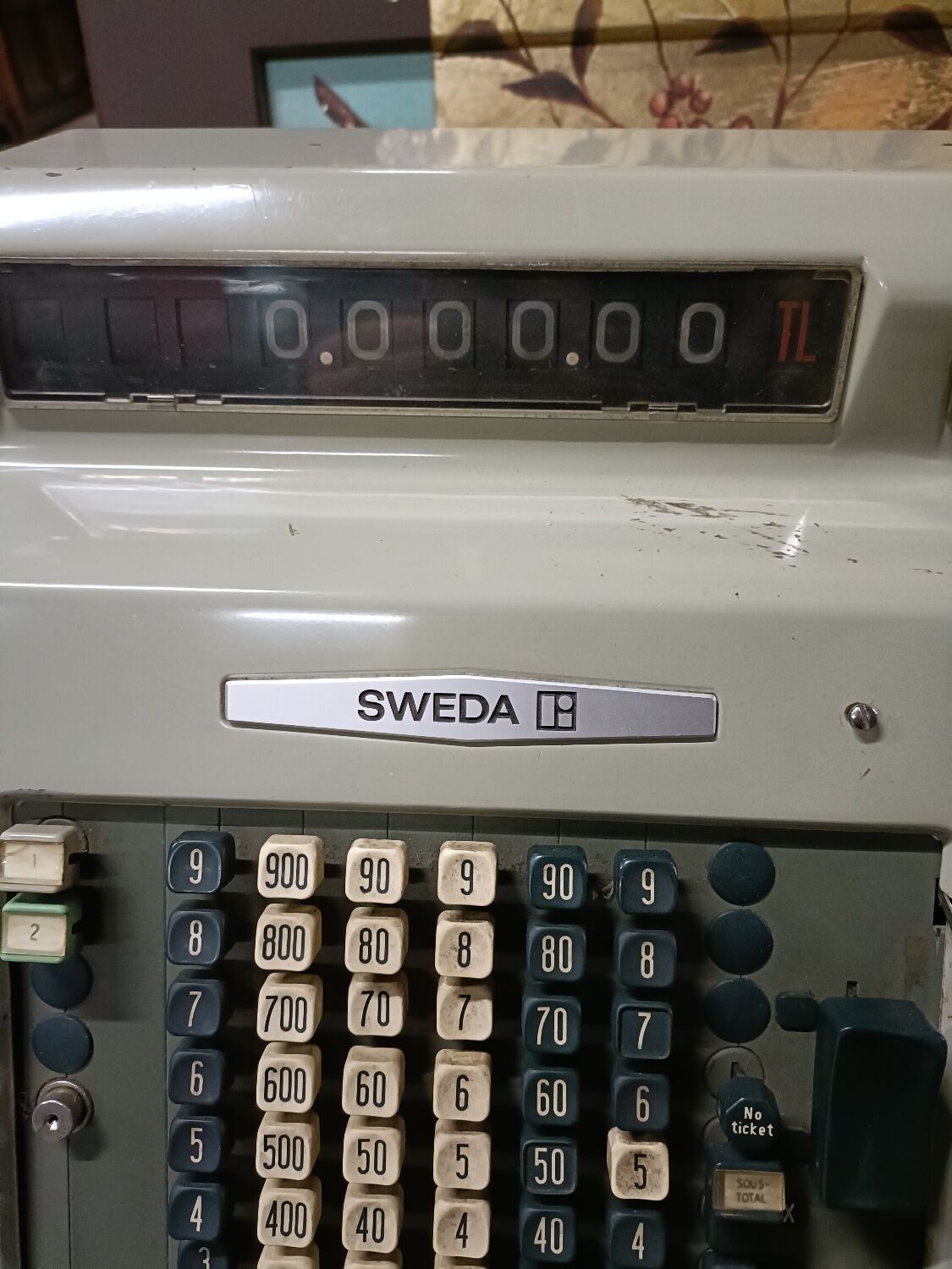 Sweda cash register