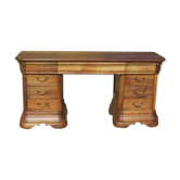 Minister in solid walnut desk