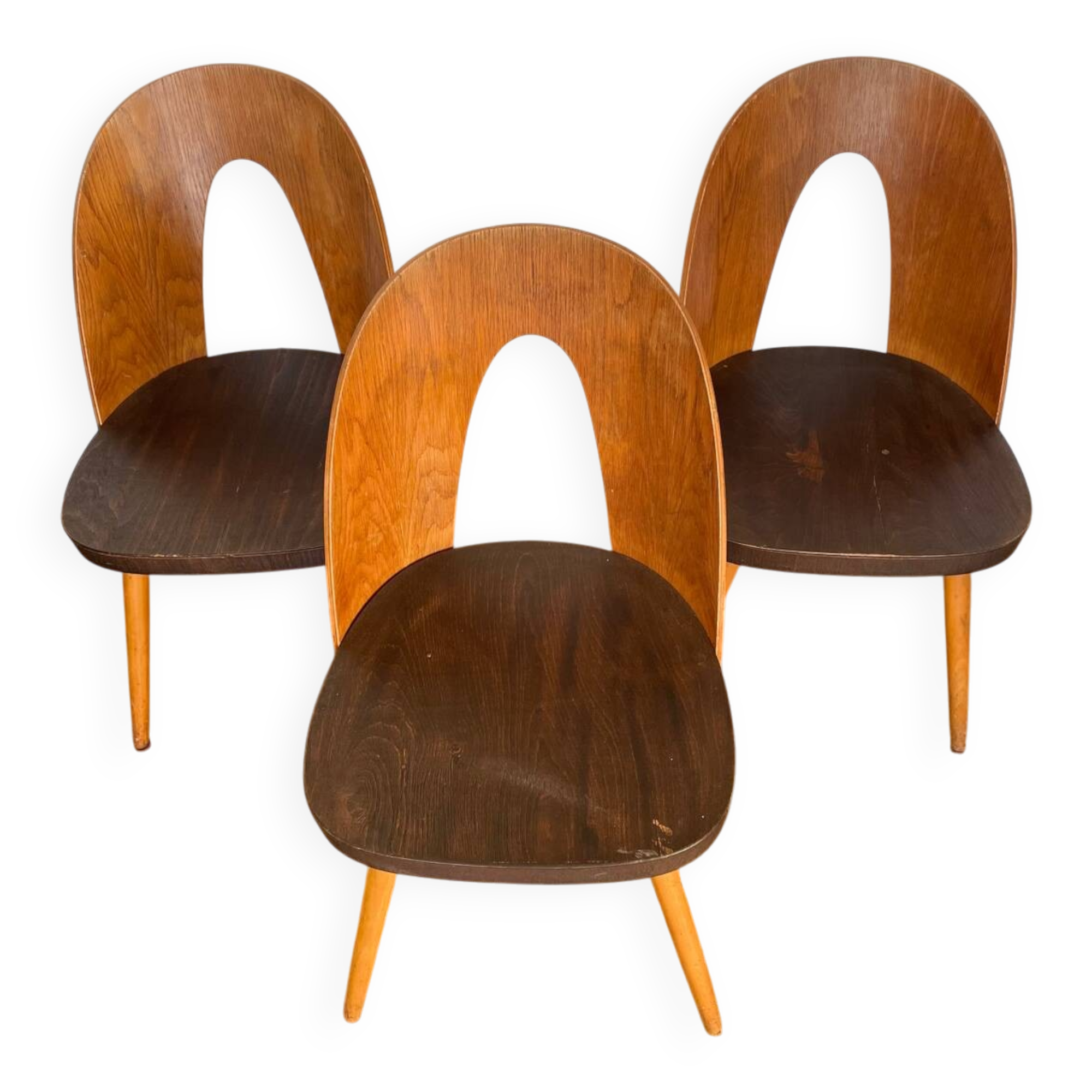 Lot 3 chaises Antonin Suman