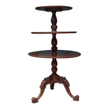 English 18th-century tripod étagère