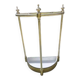 Umbrella stand 1900 brass, cast iron and steel