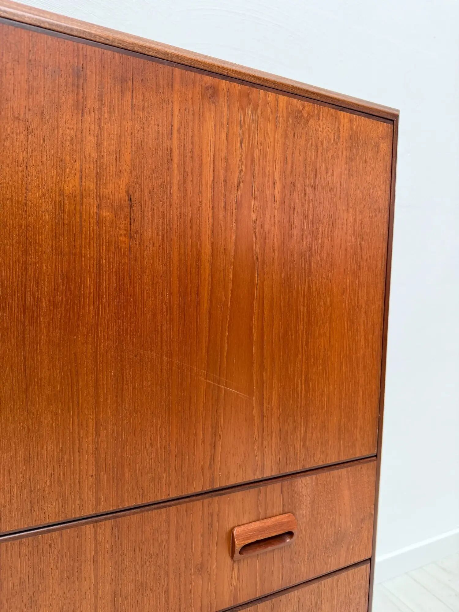 1960s vintage Danish sideboard highboard attributed to Børge Mogensen
