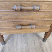 Antique oak worker