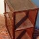 Metal bedside table