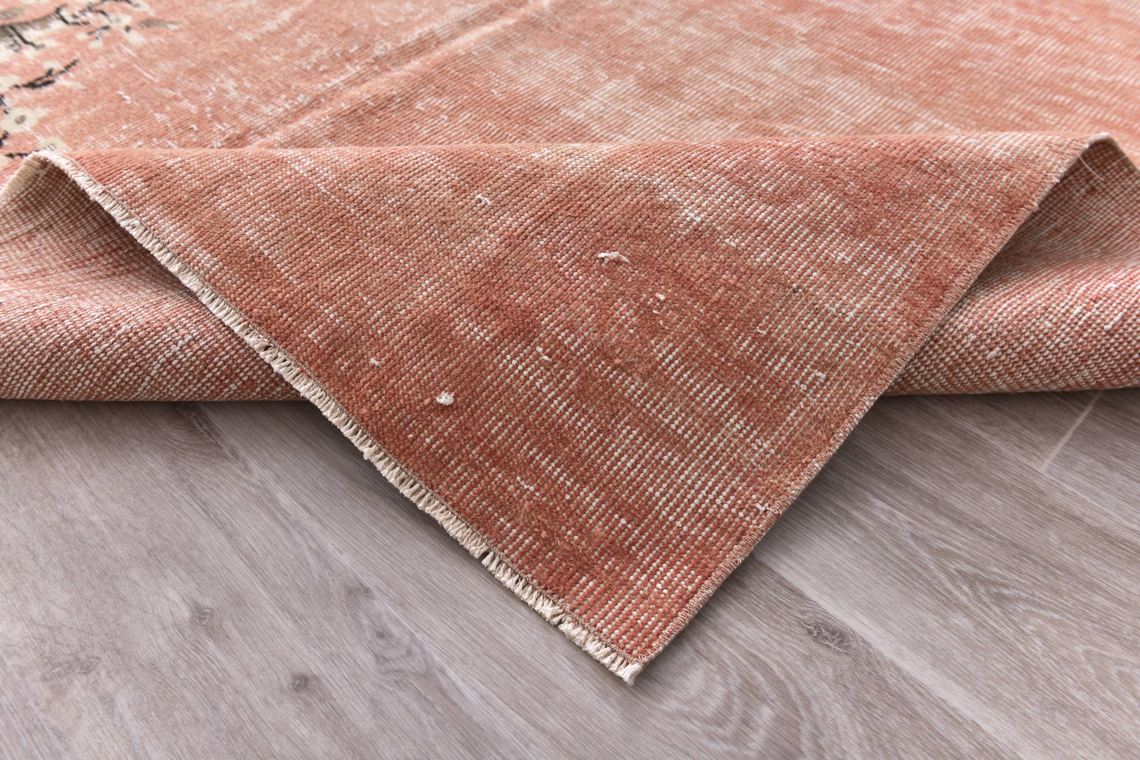 Pale Red & Beige Floral Vintage Rug  178x280Cm SK 240828