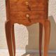Marquetry Louis XV 3 drawers bedside table