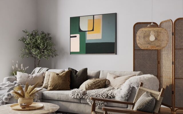 Acrylic green paint on chassis