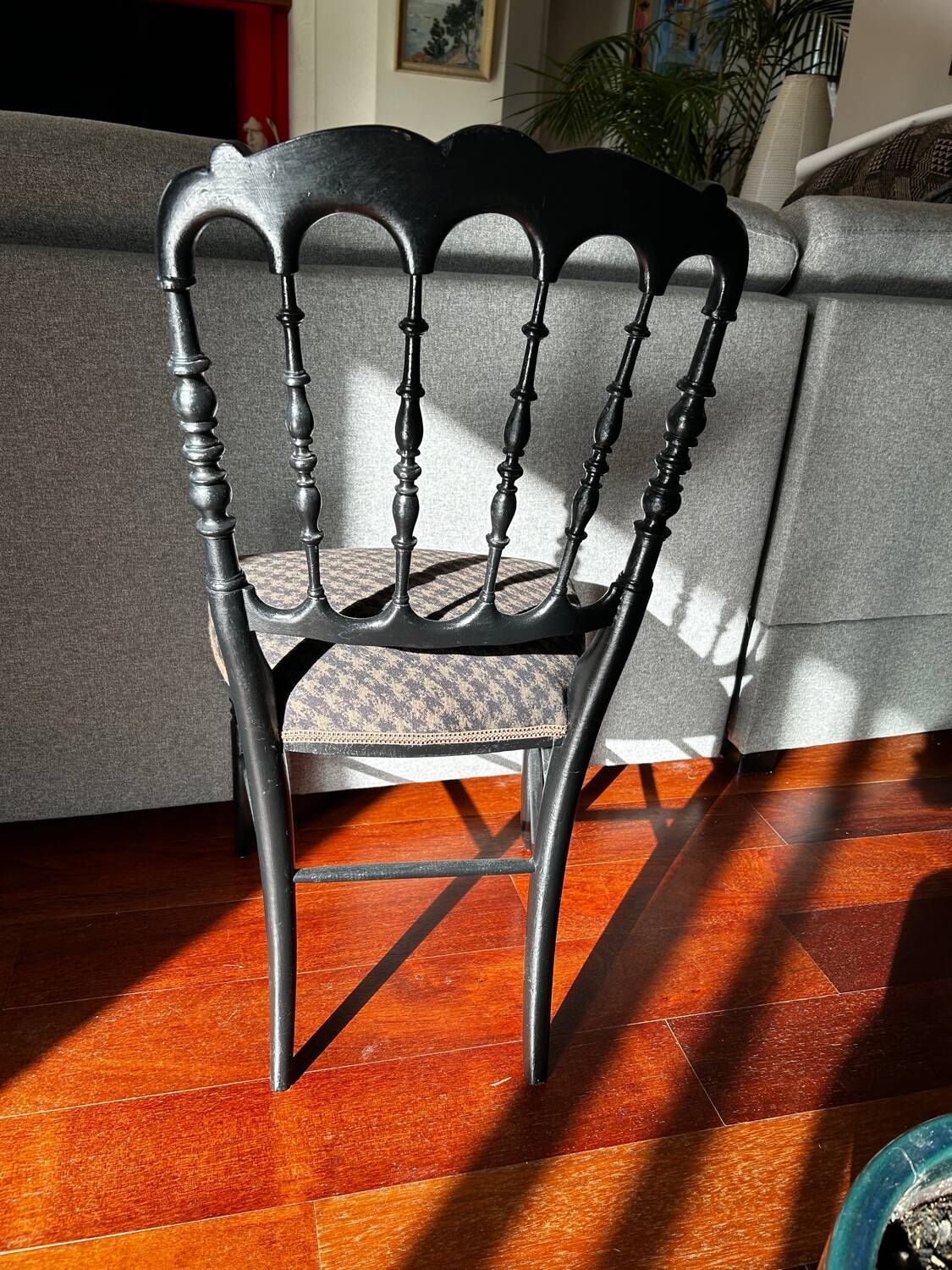 Black Napoleon III chair