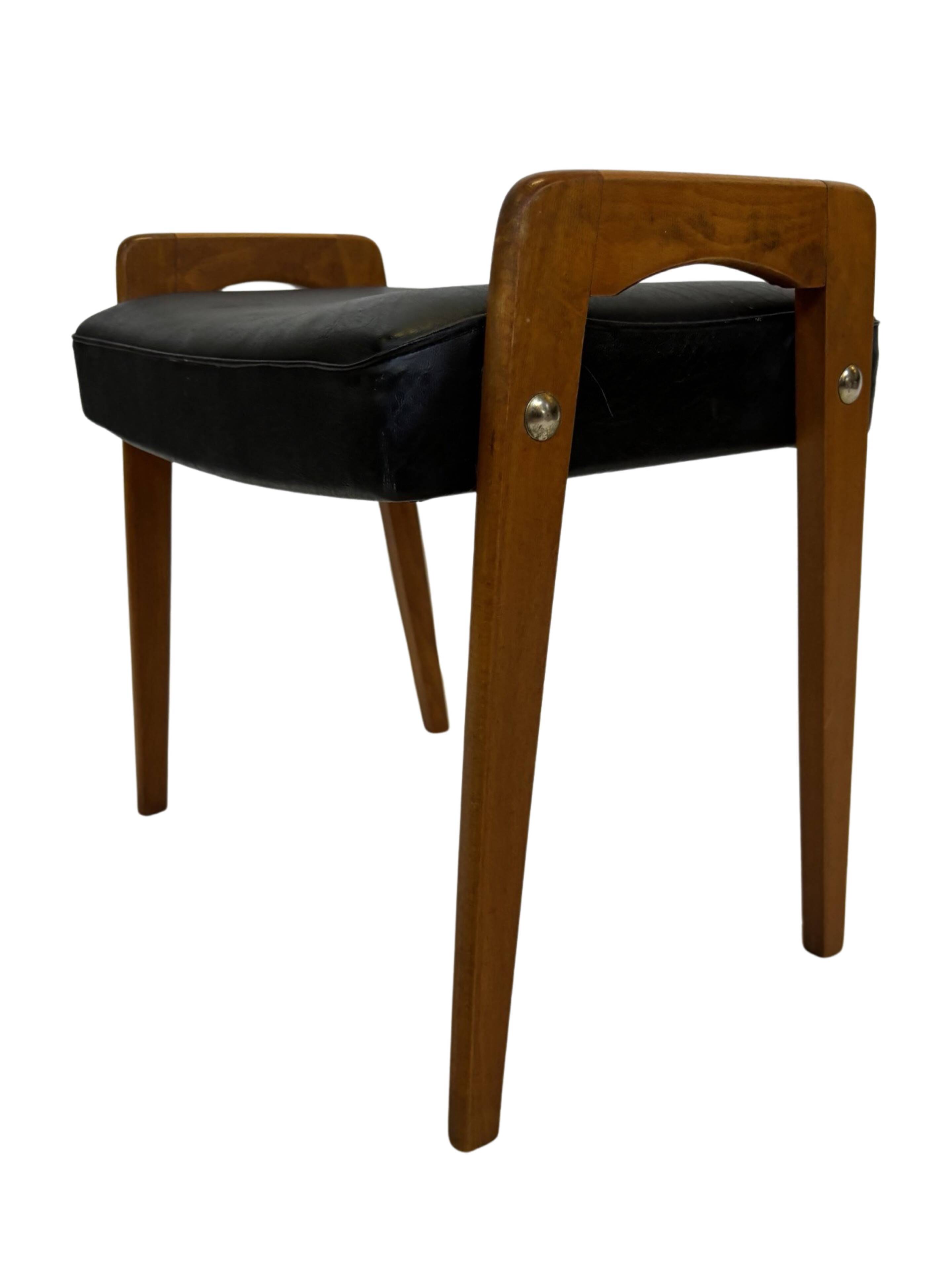 Vintage Footstool Ottoman Danish Design 1960s